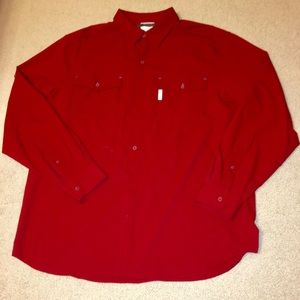 **SOLD** Columbia river shirt men’s NWOT